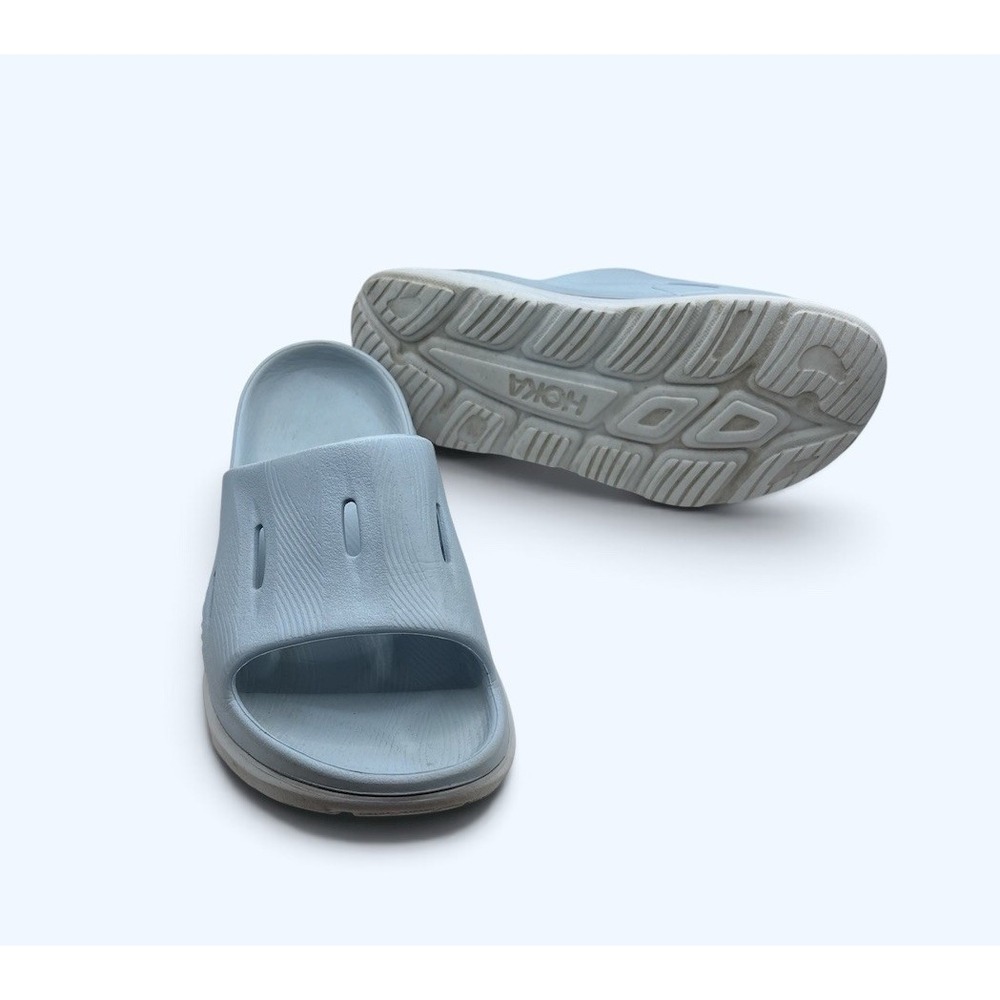 Hoka One One Ora Recovery Slide 3 Mens Size 9 Sandals Cloud Blue Slides